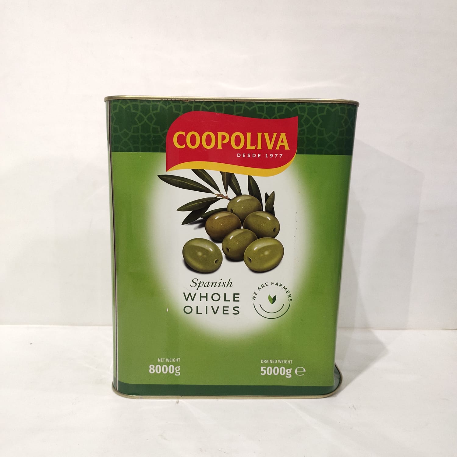 COOPOLIVA WHOLE GREEN OLIVE 5KG (2)