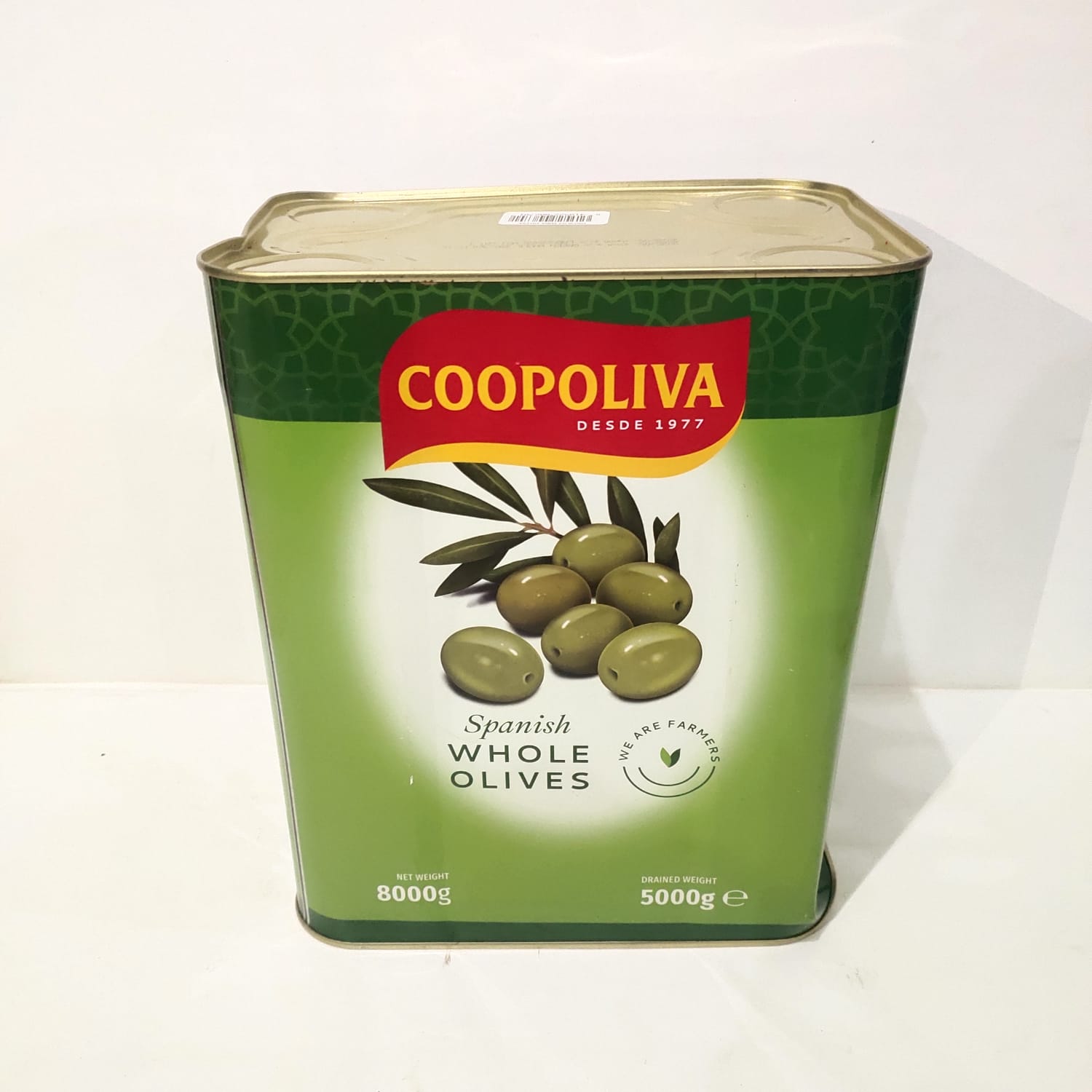 COOPOLIVA WHOLE GREEN OLIVE 5KG (3)