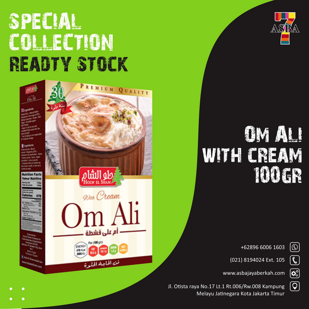 Om Ali With Cream 100 ml – Asba Jaya Berkah