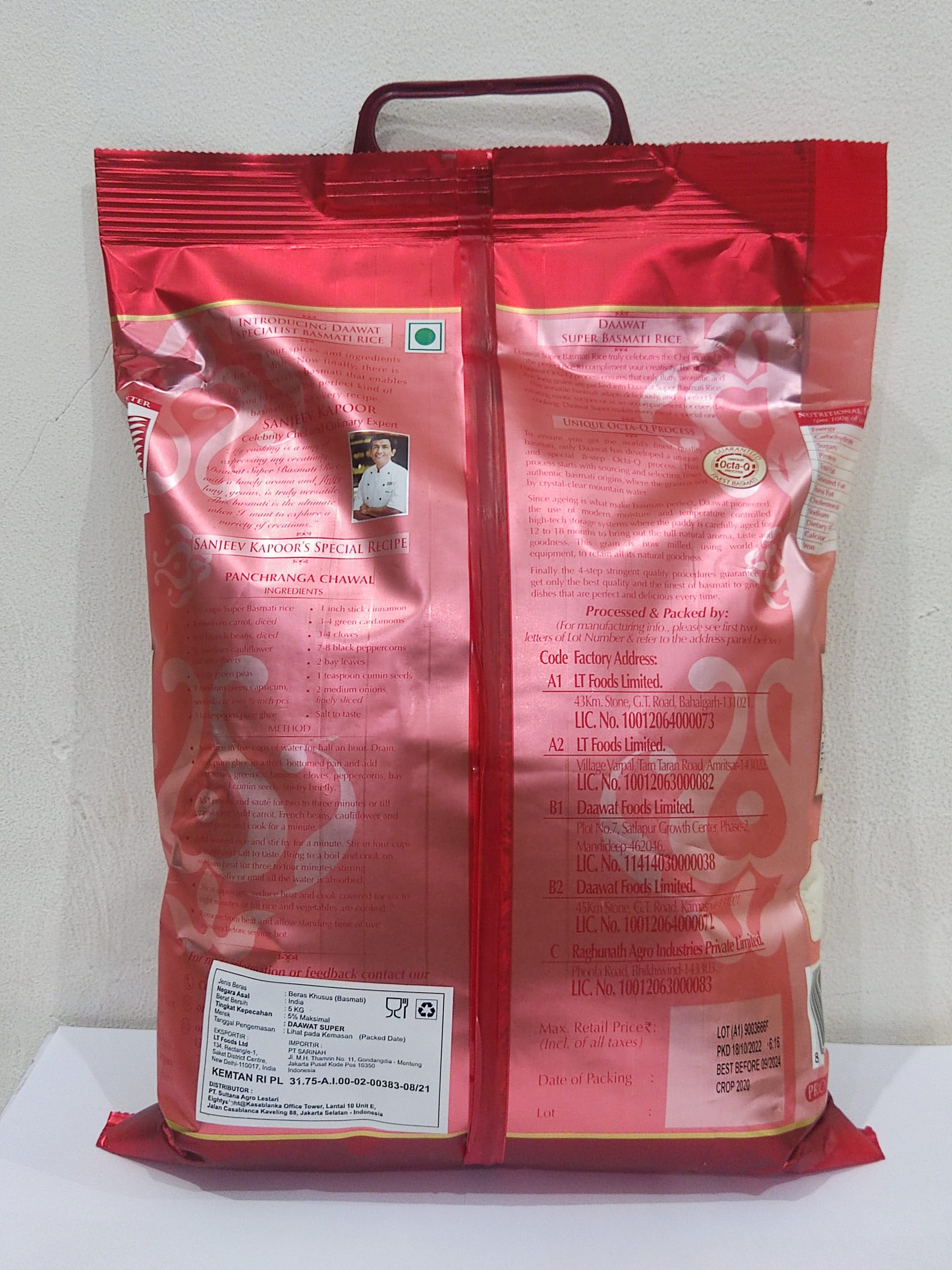 Daawat Super Basmati Rice 5Kg (2)