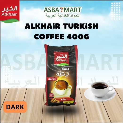 ALKHAIR TURKISH COFFEE ORIGINAL DARK 400GR