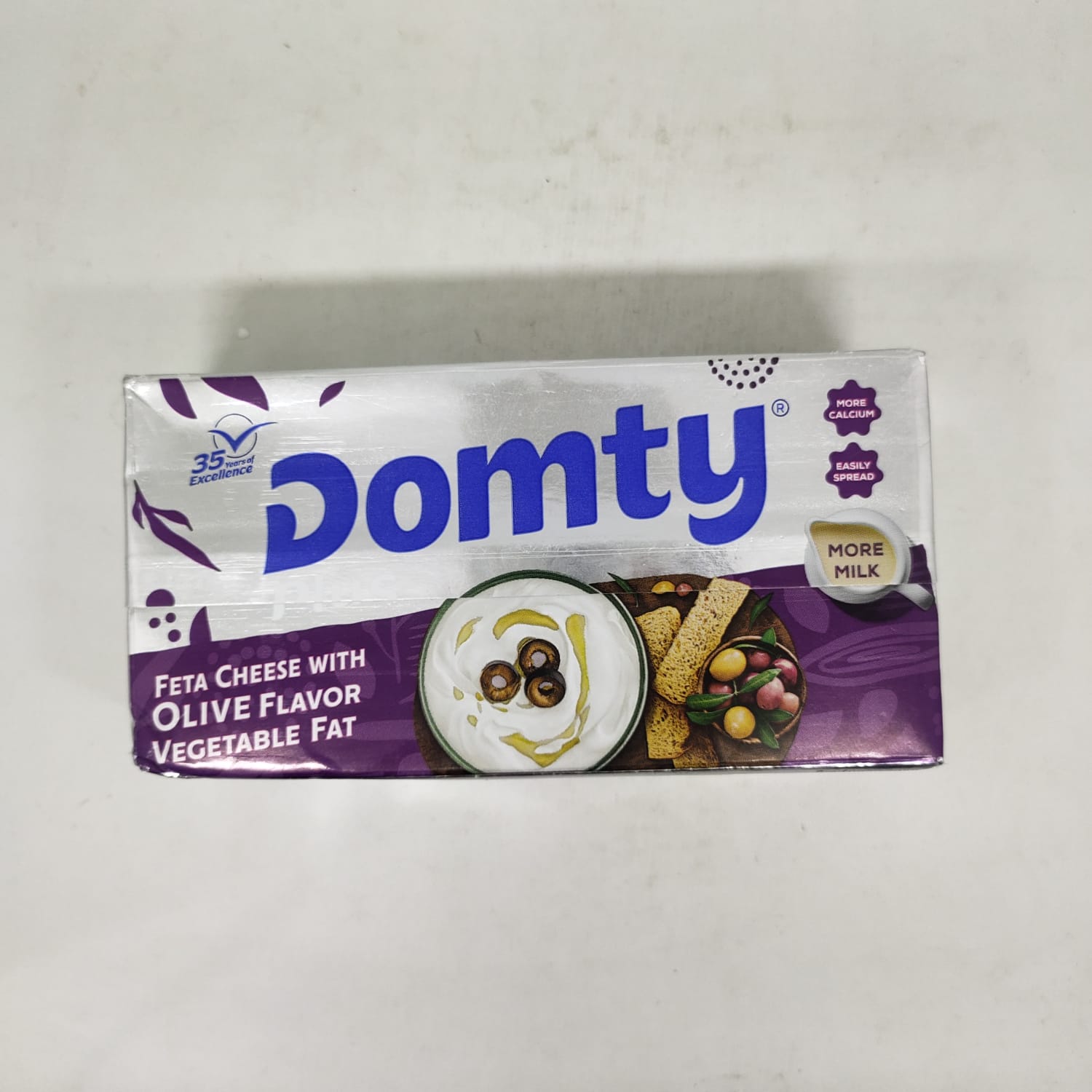 DOMTY FETA CHEESE WITH OLIVES  500GM