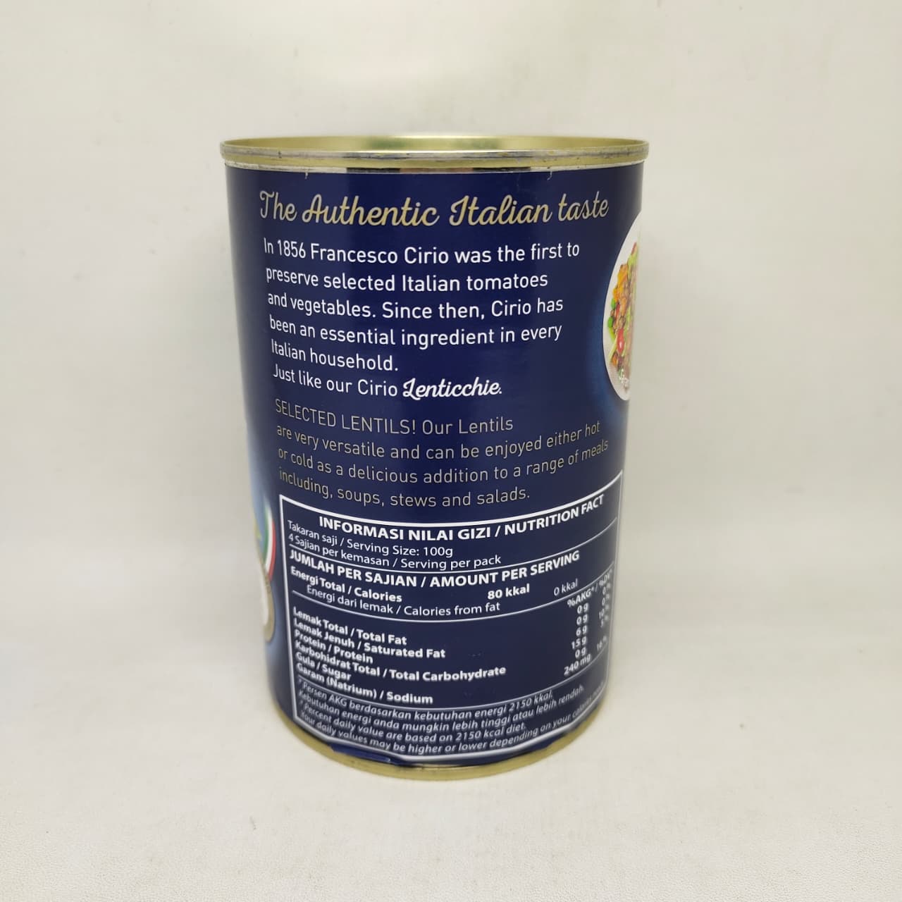 CIRIO LENTICCHIE LENTILS 410GR (2)