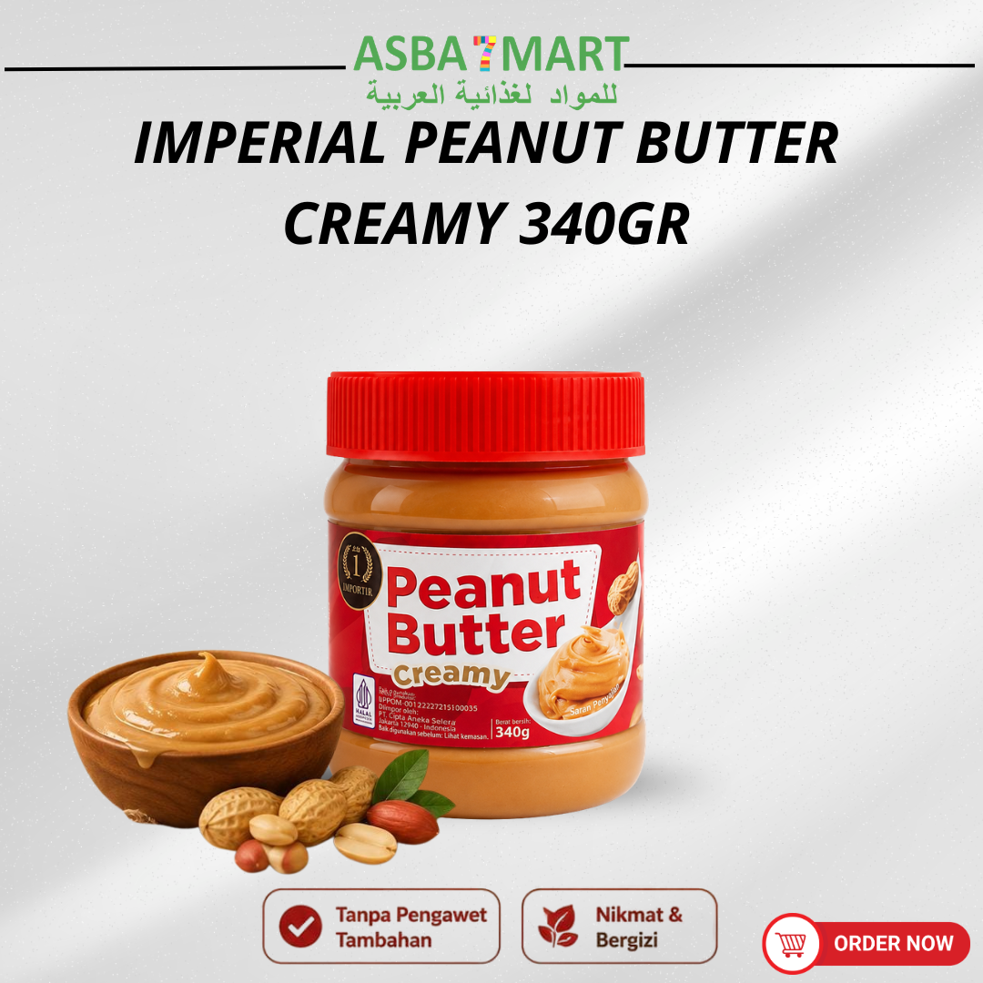 IMPERIAL PEANUT BUTTER CREAMY 340GR